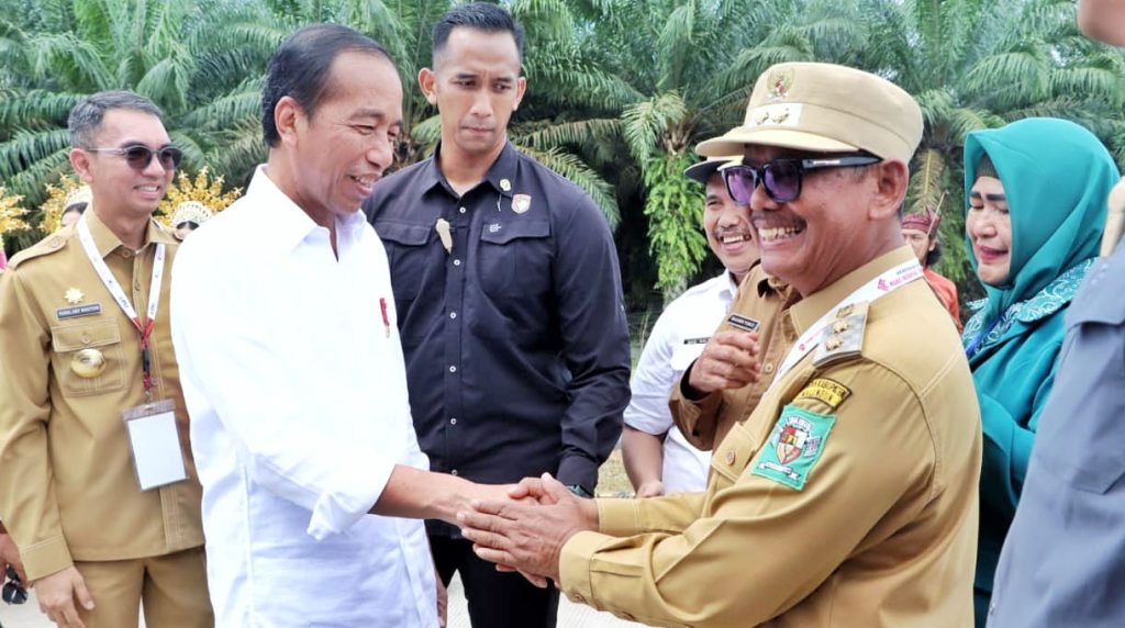 Plt Bupati Simalungun Dampingi Presiden Jokowi Resmikan Jalan Tol Trans Sumatera