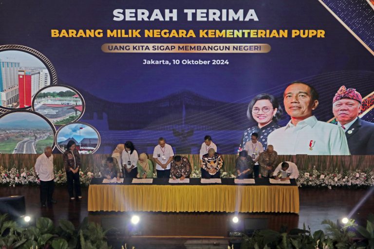 berita acara serah Terima Aset BMN Senilai Rp578 Miliar