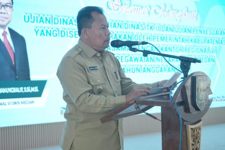 BKPSDM Asahan Gelar Ujian Dinas dan Penyesuaian Ijazah