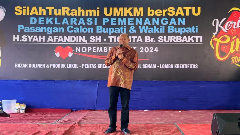 Forum UMKM Langkat Dukung Paslon Satria