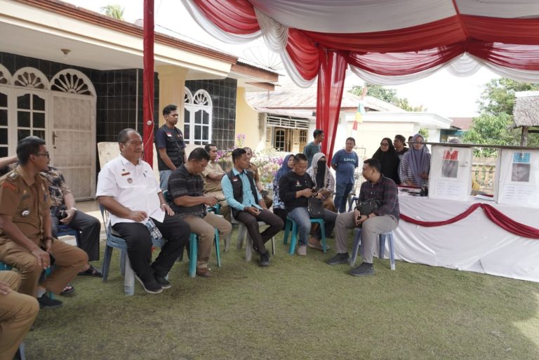 H-1 Pilkada Serentak Wabup Asahan Tinjau Beberapa Kecamatan