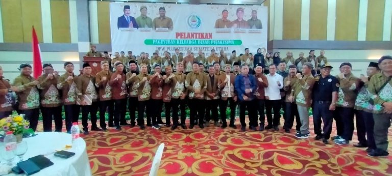 Ketua Umum DPP Pujakesuma Lantik Pengurus DPW dan DPD Sumut