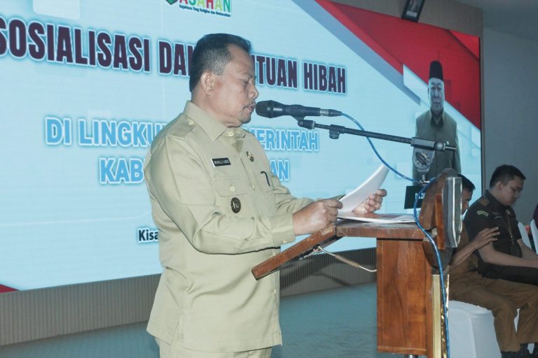 Pjs Bupati Asahan Buka Sosialisasi Dana Bantuan Hibah