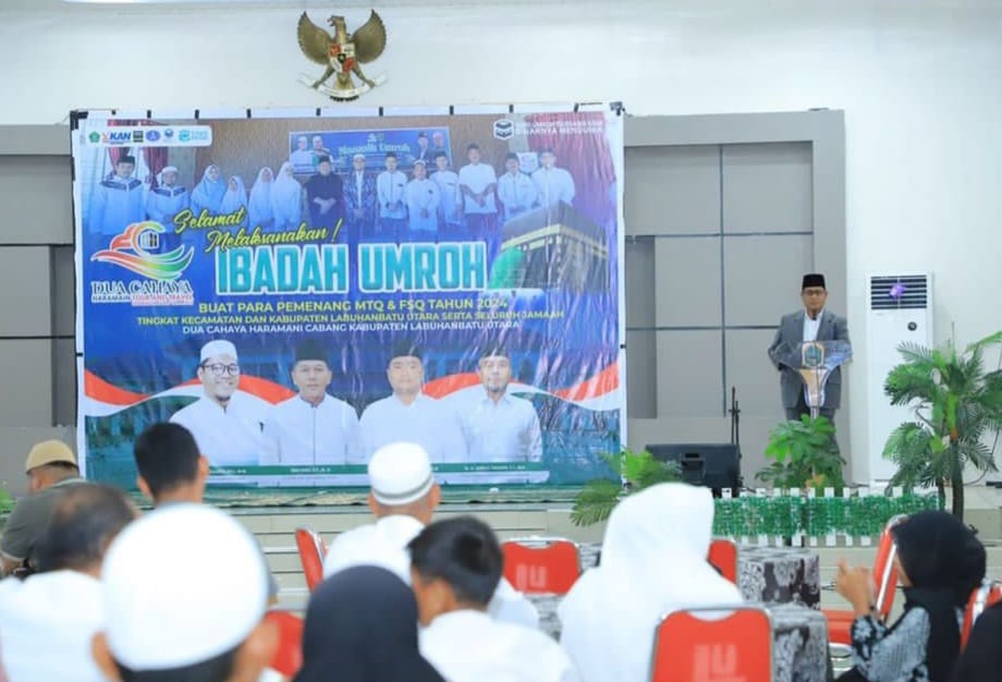 Pjs. Bupati Labura Lepas Jamaah Umrah Pemenang MTQ dan FSQ