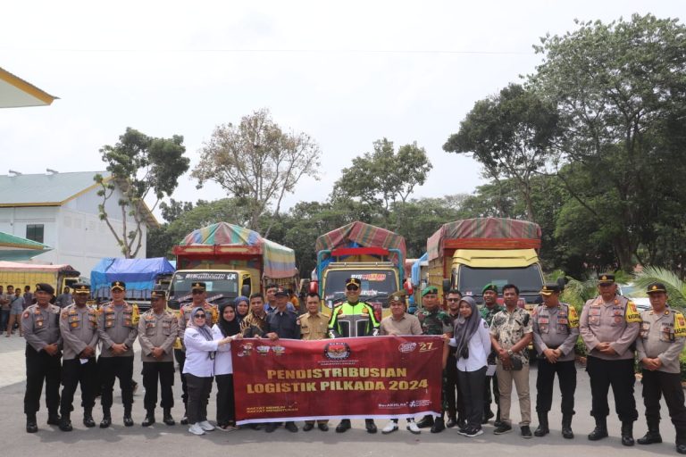 Polisi Kawal Ketat Logistik Pilkada ke 20 Kecamatan