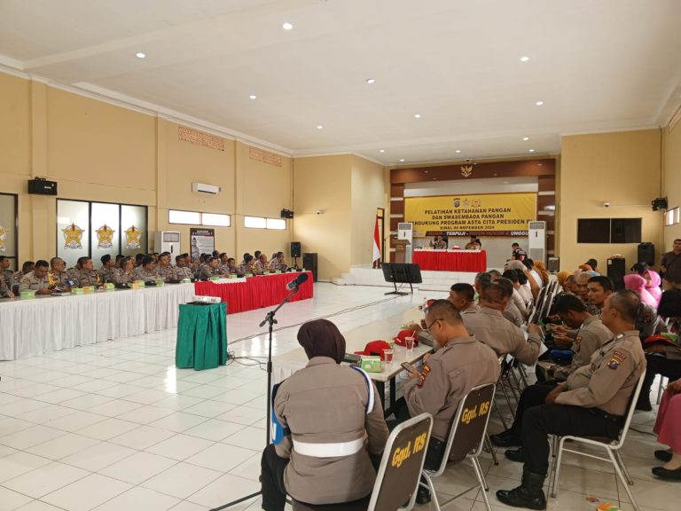 Polres Langkat Gelar Pelatihan Ketahanan dan Swasembada Pangan di SPN Polda Sumut