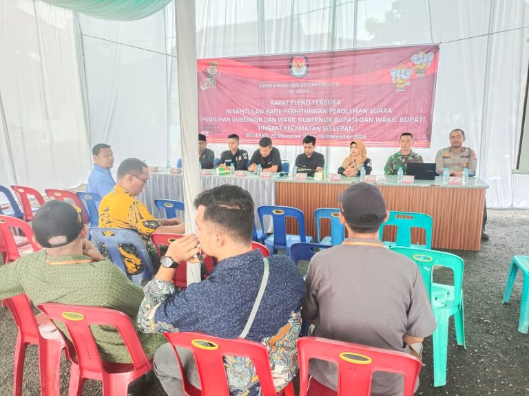 Polres Langkat dan Jajaran amankan Rapat Pleno Terbuka Rekapitulasi Penghitungan