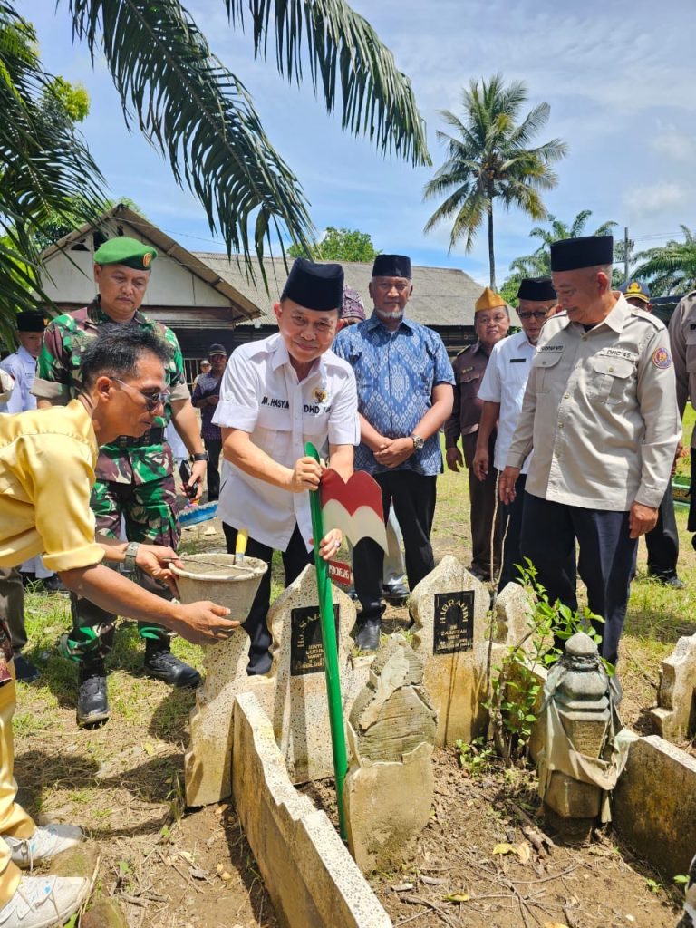 Tugu Juang 45 di Desa Secanggang Diresmikan