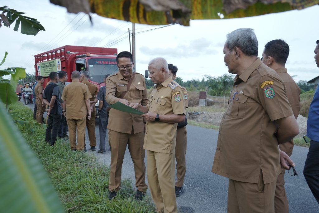 Bupati Asahan Tinjau Lahan Lokasi Rencana Pembangunan Lapas