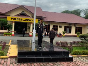 Kapolres Langkat Pimpin Upacara Hari Bela Negara ke-76