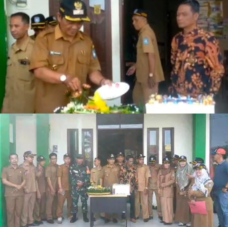 Pemerintah Desa Pal 9 Kecamatan Sungai Kakap Gelar Upacara Rutin