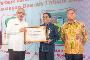 Pemko Siantar Terima Penghargaan Program Kerja TPAKD se-Sumut