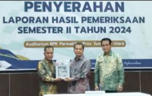 Penyerahan Laporan Hasil Pemeriksaan Semester II