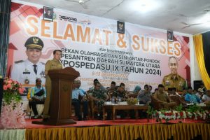 Pj Gubernur Fatoni Buka Pekan Olahraga dan Seni Antar Ponpes