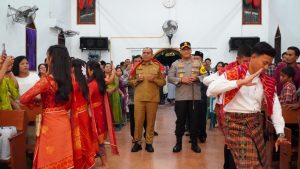 Pj. Bupati Langkat bersama Kapolres Tinjau Gereja di Stabat