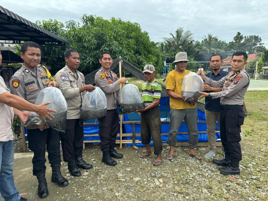 Polsek Padang Tualang Dukung Ketahanan Pangan,