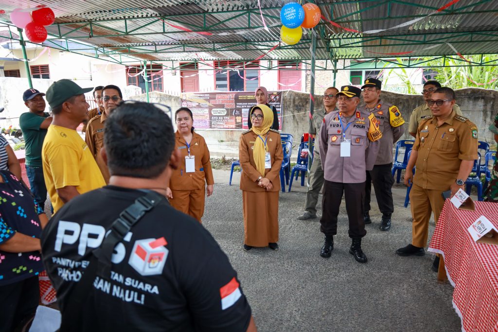 Walkot Susanti Bersama Forkopimda Monitoring TPS di Siantar