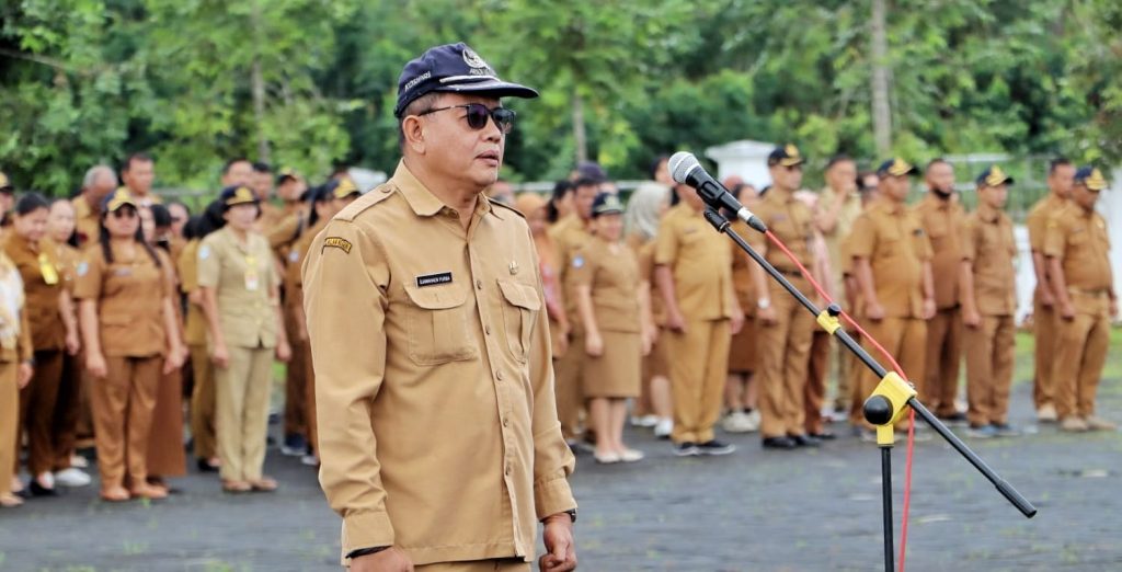 ASN Pemkab Simalungun Gelar Apel Gabungan Optimalisasi Pelayanan Publik