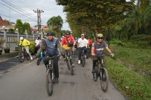 Bupati Asahan Ajak Sekda, OPD Gowes Bareng