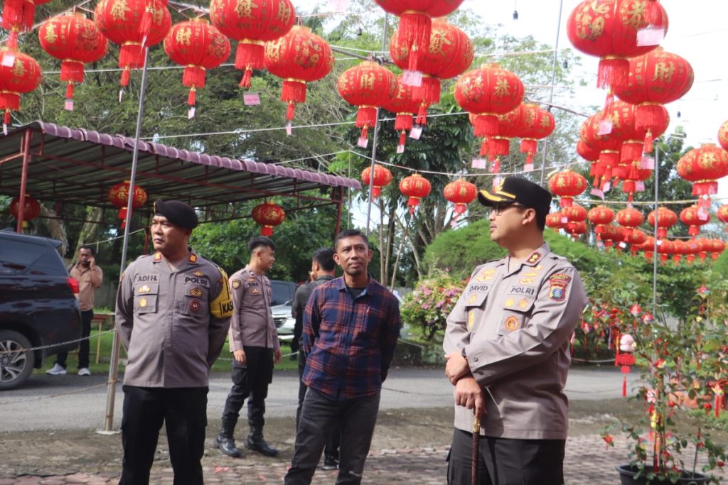 Kapolres Langkat Pantau Langsung Pengamanan