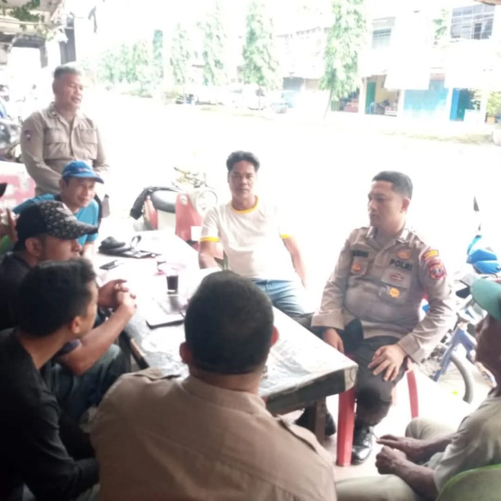 Personil Sat Binmas Polres Langkat Wujudkan Kamtibmas Kondusif