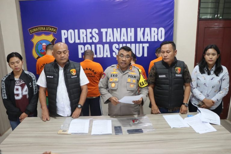 Polres Tanah Karo Ungkap Kasus Perdagangan Anak