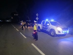 Sat Lantas Polres Langkat Patroli Malam