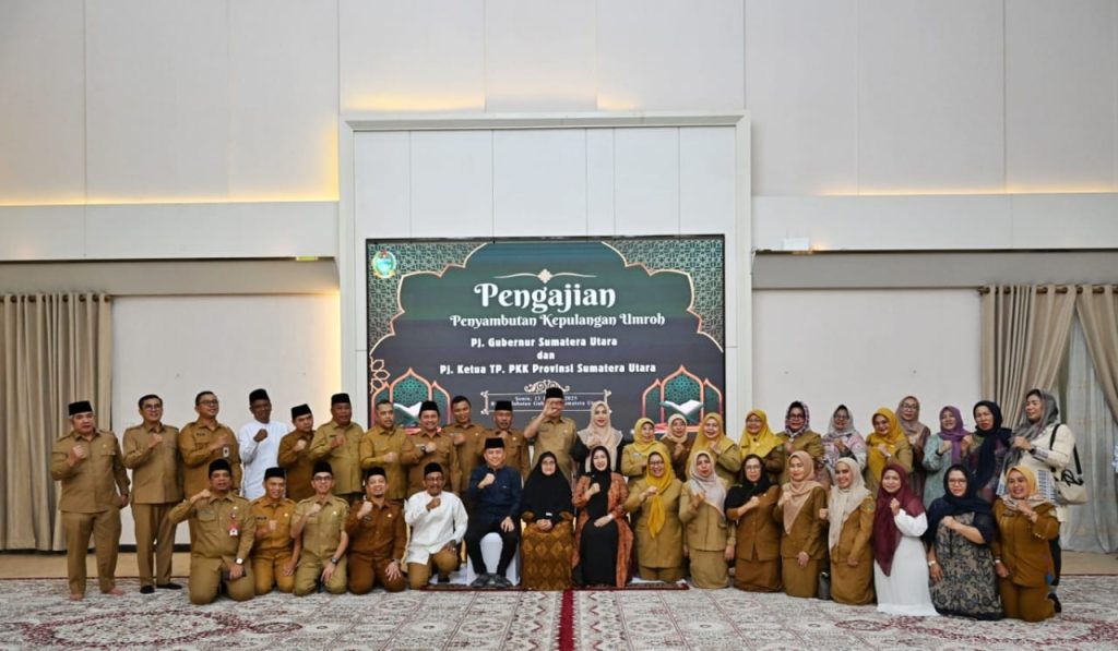 dari Tanah Suci, Pj Gubernur Sumut Agus Fatoni Diupa-upa