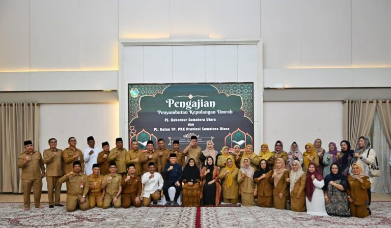 dari Tanah Suci, Pj Gubernur Sumut Agus Fatoni Diupa-upa