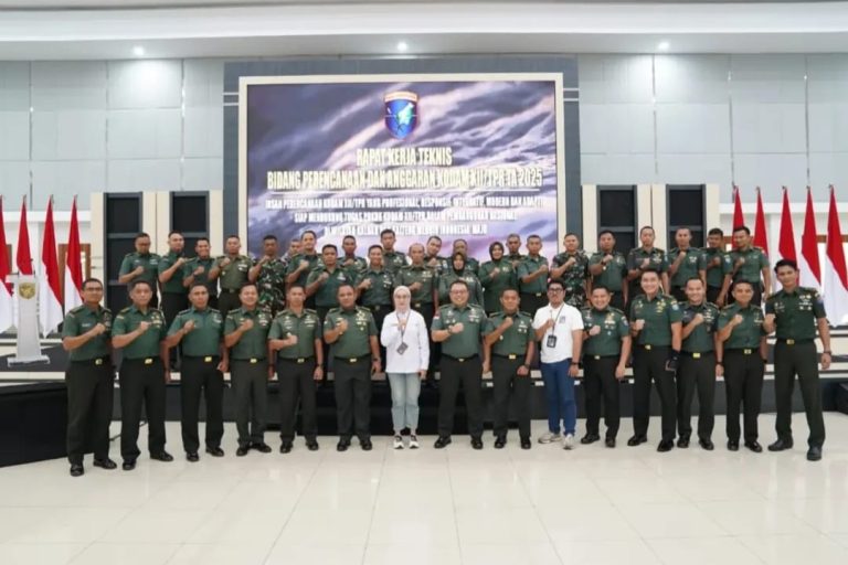 Kasiren Korem 121 Abw Hadiri Rakernis Bidang Perencanaan dan Anggaran Kodam