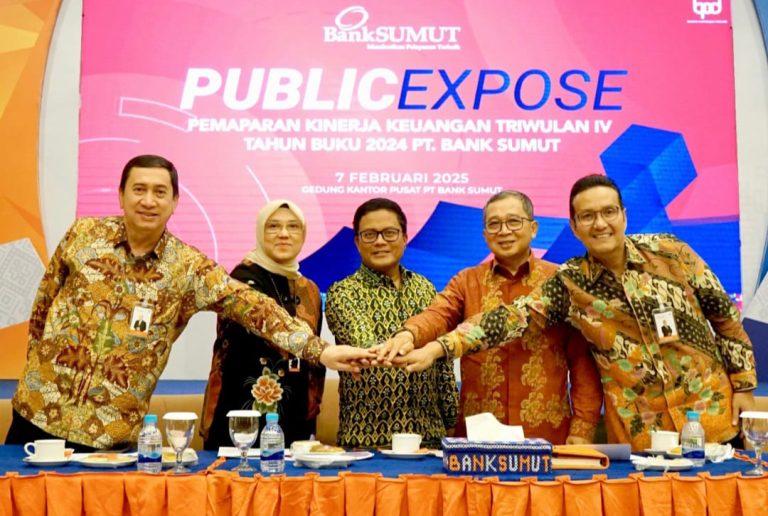 Kinerja Keuangan Bank Sumut Positip