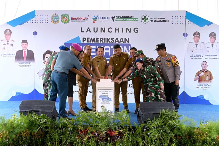 Pj Gubernur Fatoni Luncurkan Gerakan Serentak Pemeriksaan Kesehatan Gratis se-Sumut