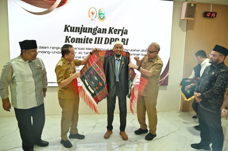 Pj Gubernur Sumut Apresiasi Kunker Komite III DPD RI