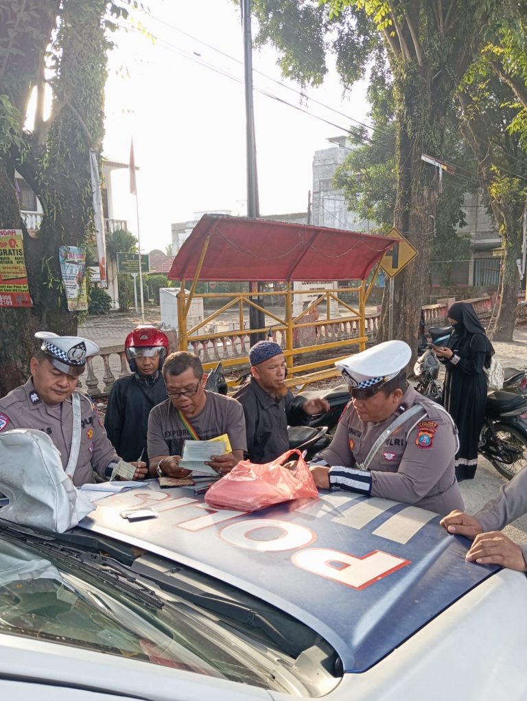 Polres Langkat Gelar Razia Ops Keselamatan Toba 2025