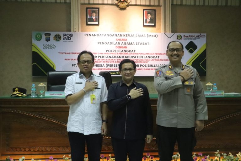 Polres Langkat jalin Kerjasama dengan Pengadilan Agama Stabat terkait Pemenuhan Hak-Hak Perempuan