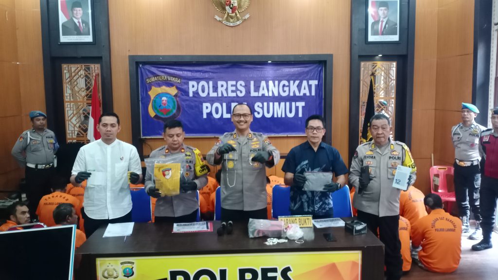 Puluhan Kasus Kriminal DiPaparkan Polres Langkat