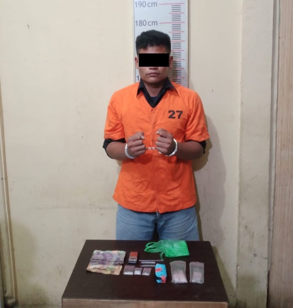 Sat Narkoba Polres Langkat Tangkap Pria 22 Tahun dengan Barang Bukti 2,51 gram Sabu