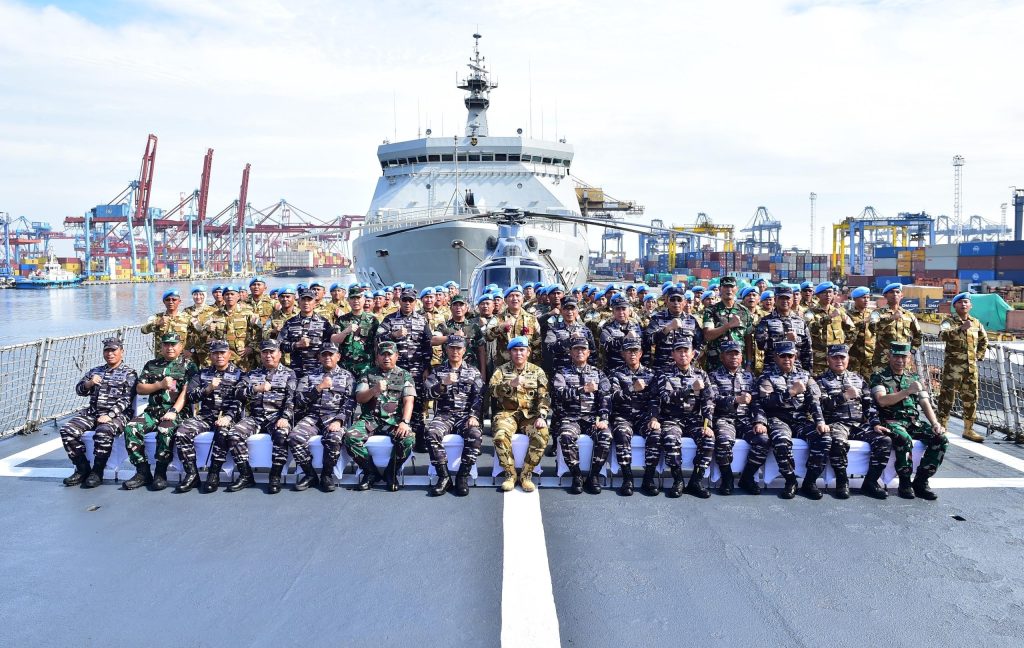 Satgas MTF TNI Konga XXVIII-OUNIFIL Kembali ke Tanah Air