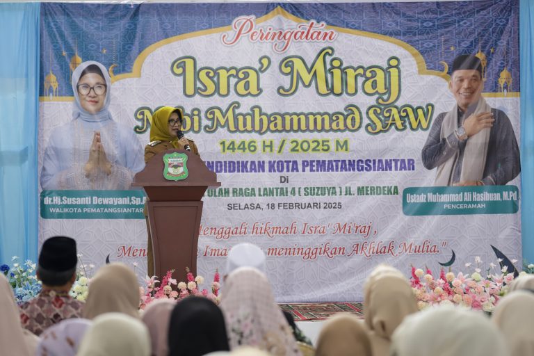 Walkot Susanti Hadiri Isra' Mi'raj Nabi Muhammad SAW 1446 H