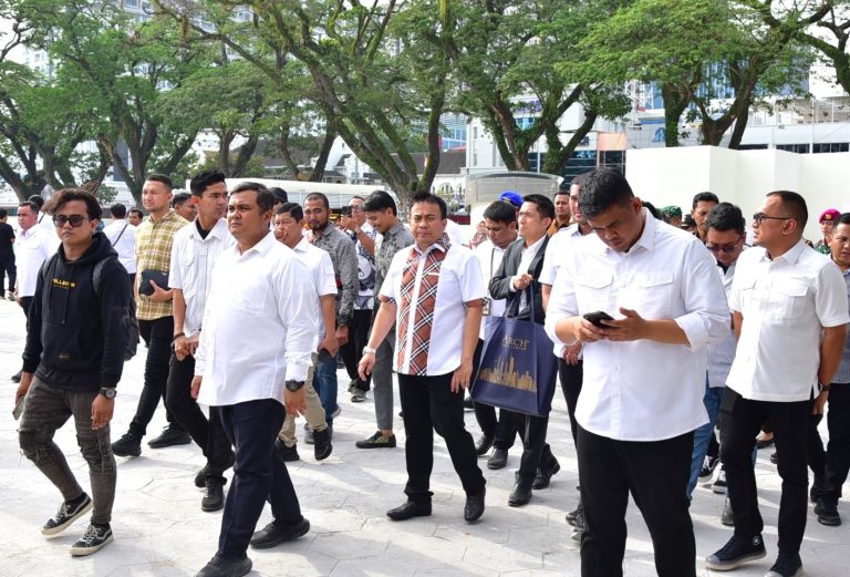 Watua DPRD Medan Nilai baik Peresmian Revitalisasi Lapangan Merdeka Medan