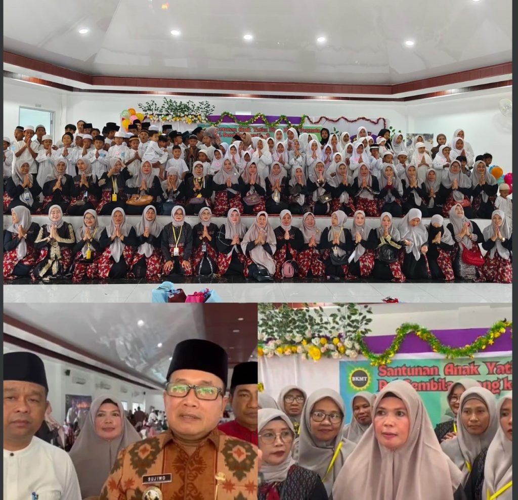 BKMT Permata Desa Pal 9 Gelar Santunan Anak Yatim