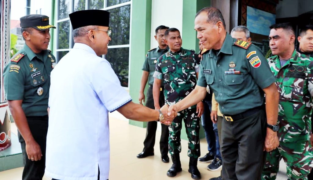 Bupati Anton Silaturrahmi Ke Dandim dan Kapolres Bangun Sinergitas