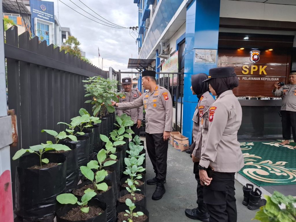 Kapolresta Pontianak Tinjau Progres Program P2B