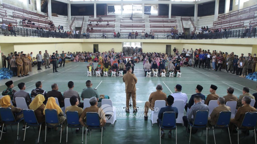 Pemkab Asahan Beri Bantuan Beras Kepada 1000 Kaum Dhuafa