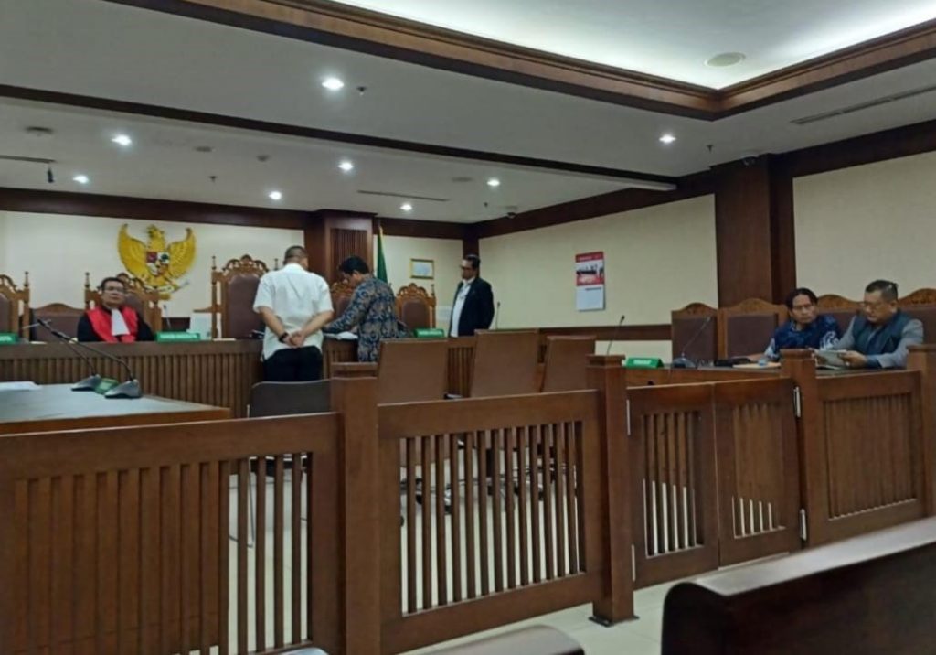 Suasana persidangan gugatan perdata Hendry Ch Bangun kepada Dewan Pers