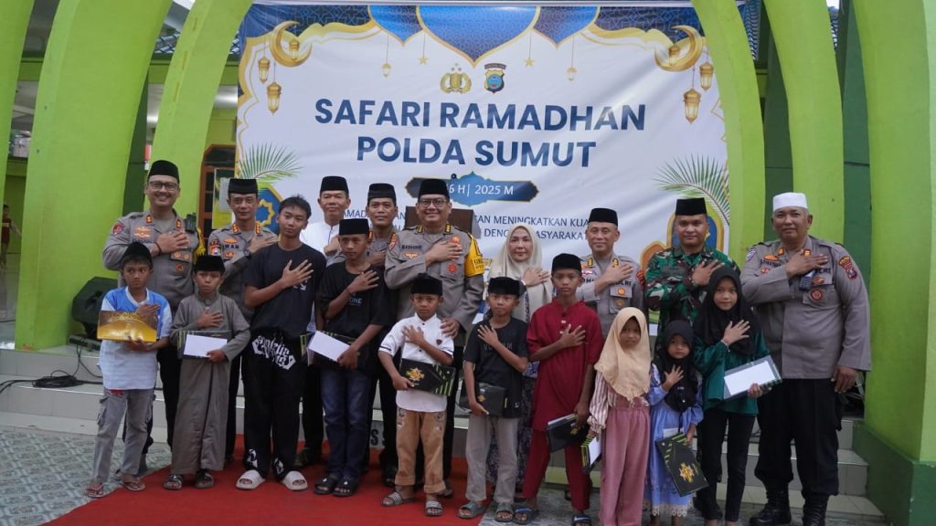 Tim Safari Ramadan Polda Sumut Tiba Di Wilayah Hukum Polres Langkat