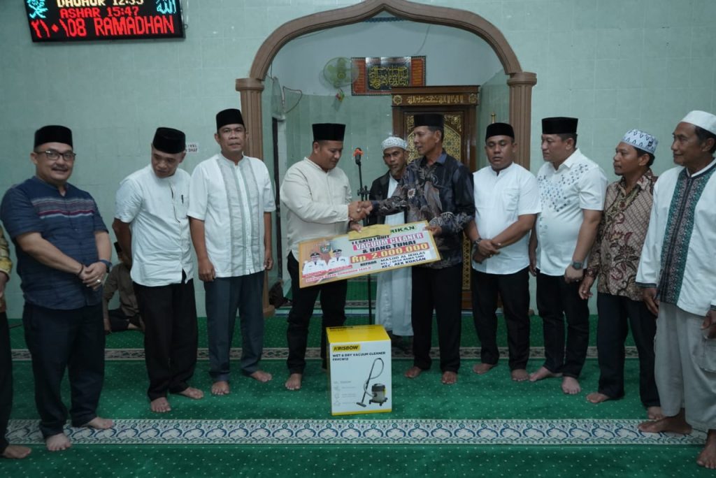 Wabup Asahan Hari ke 2 Safari Ramadhan Kunjungi Masjid Al-Ikhlas