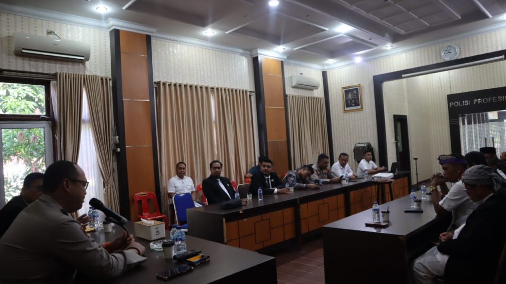 Audiensi PAMKA dan Polres Langkat