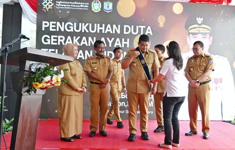 Bobby Nasution Jadi Duta Gerakan Ayah Teladan Indonesia