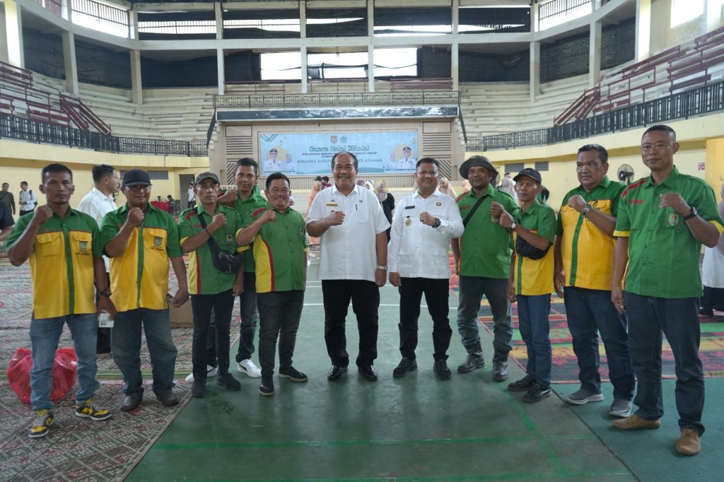 Halal Bihalal DLH Asahan, Bupati dan Wakil Bupati Apresiasi Petugas Kebersihan